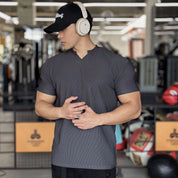🎁Special Sale 50% OFF⏳Men's V-Neck Short Sleeve Muscle Athletic Workout T-Shirts