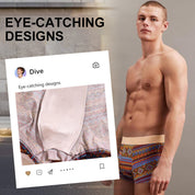 ✨Holiday-Ready Men’s Underwear: Color-Blocking Design, Ultra Comfortable