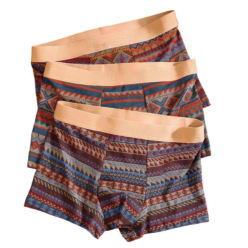 ✨Holiday-Ready Men’s Underwear: Color-Blocking Design, Ultra Comfortable