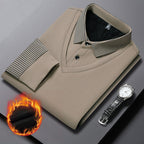 Men's Layered Look Knitted Shirt