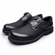 💥Free Shipping ✈️All-Day Comfort Knob Design Breathable Mesh Leather Shoes