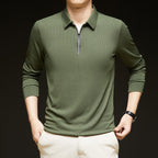 Men's Ice-Silk Lapel Shirt