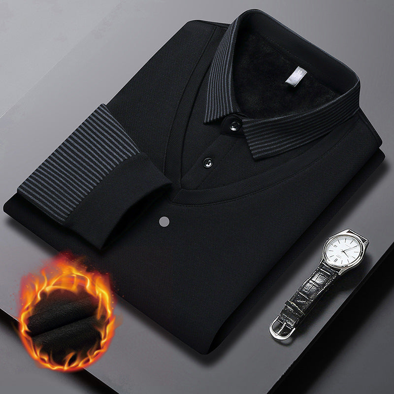 Men's Layered Look Knitted Shirt