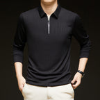 Men's Ice-Silk Lapel Shirt