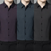 Brand Clearance Sale👑Fliwos® Men's Breathable Wrinkle-Free Striped Shirt