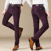 Men's Multicolor Corduroy Commuter Pants