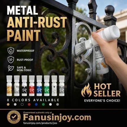 🖌️ Wasserbasierte Metallic-Silber-Farbe – Deckend, schnell trocknend & mit integriertem Pinsel – Ideal für kreative Projekte & Deko ✨