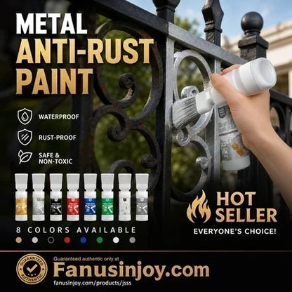 🖌️ Wasserbasierte Metallic-Silber-Farbe – Deckend, schnell trocknend & mit integriertem Pinsel – Ideal für kreative Projekte & Deko ✨