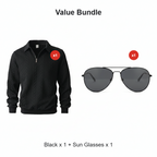 🔥New arrivals offer-Men's Casual Half-Zip Cable-Knit Sweater