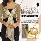 ✨ French Elegant Coat Scarf Buckle – Elegance at your fingertips!