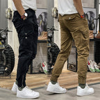 Men's Multi-Pockets Drawstring Waist Cargo Pants