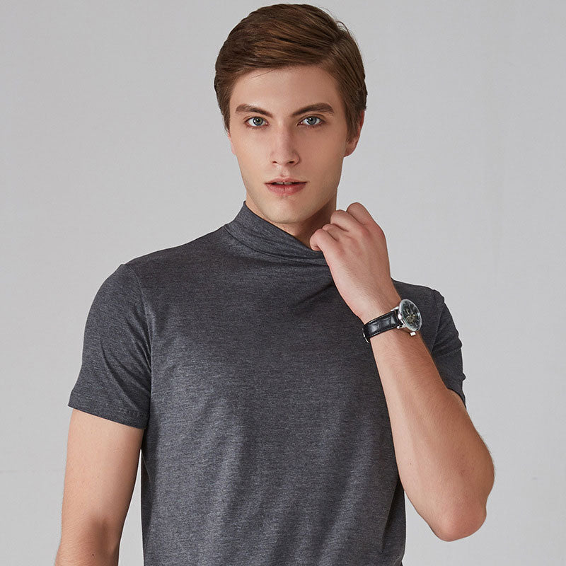 🔈🔈2026 Hot Sale 🎁High Neck Slim Fit T-shirt for Men