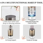 💖 50% OFF! ✨ AUTOMATIC MAKEUP BRUSH CLEANER - Deep Cleaning in 3 Minutes, Compact & Portable for Travel, USB Charging with Quiet Operation 🌸🚿