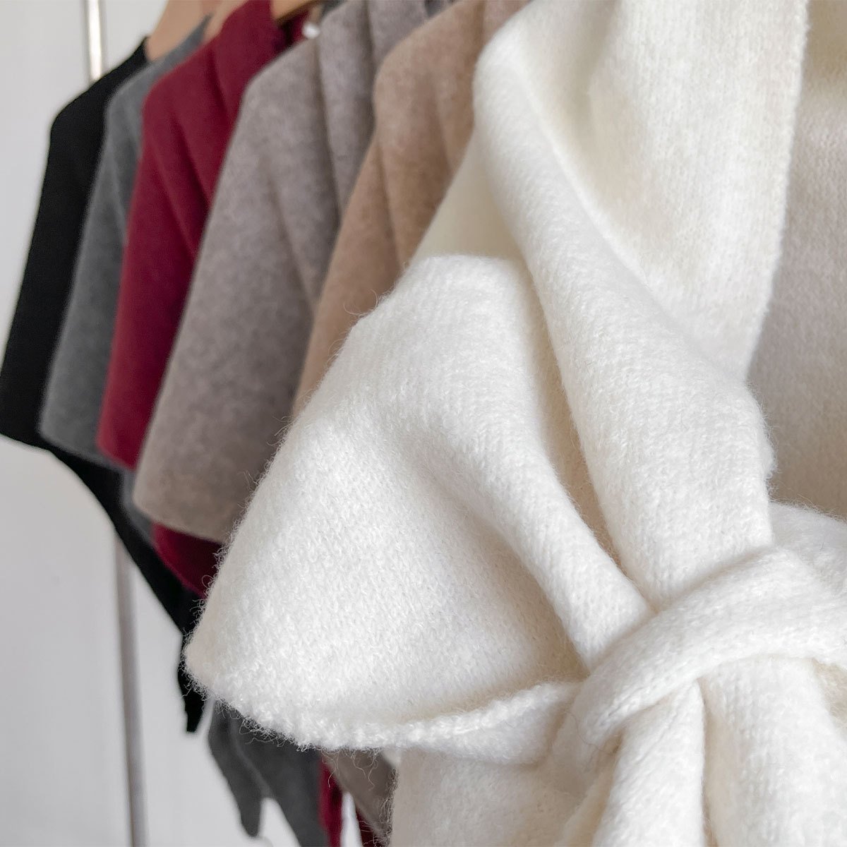 🏆50K+ SOLD! Almost Gone - 💕Women's Solid Color Wool Blend Shawl