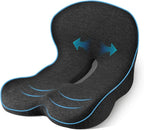 💥50% OFF !!!⏰Non-Slip Memory Foam Seat Cushion – Sciatica Relief, Breathable Mesh & Universal Fit for Car, Office & Wheelchair