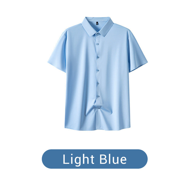 ✨Fliwos Men's Short Sleeve 4-Way Stretch Shirt