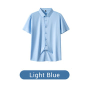 ✨Fliwos Men's Short Sleeve 4-Way Stretch Shirt