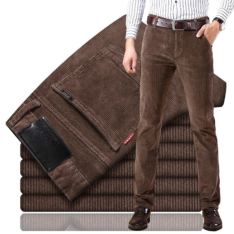 Men's Multicolor Corduroy Commuter Pants