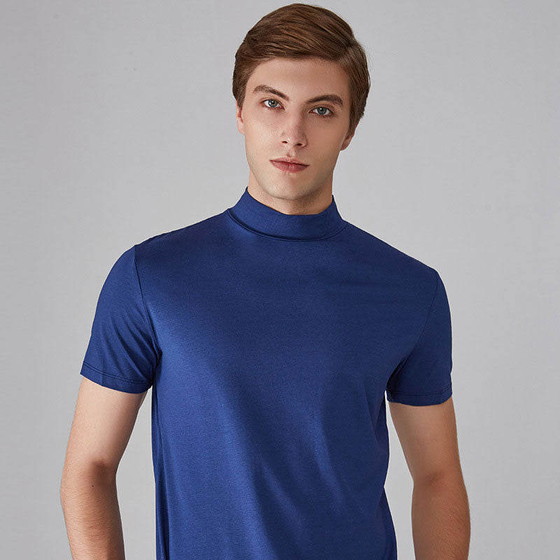 🔈🔈2026 Hot Sale 🎁High Neck Slim Fit T-shirt for Men