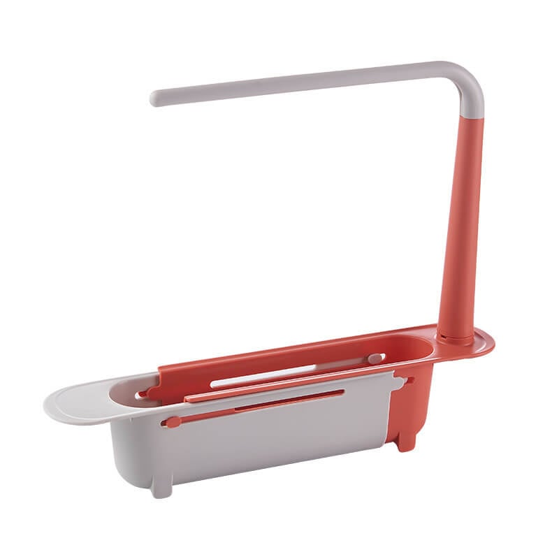 🔥 LIMITED TIME 50% OFF! 🔥 Updated Telescopic Sink Storage Rack – Adjustable Fit, Ventilated Drain & Towel Bar – Keep Your Sink Clean & Tidy ✨