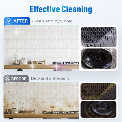 🎄 50% OFF NOW! 🧽 Heavy Oil Stain Range Hood Cleaner – Cuts grease fast, deodorizes & streak-free – Perfect for kitchen hoods & stubborn stains ✨