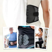Adjustable Lumbar Support Belt - Relieves Back Pain & Improves Posture