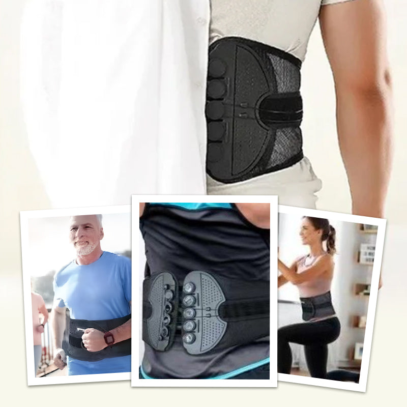 Adjustable Lumbar Support Belt - Relieves Back Pain & Improves Posture
