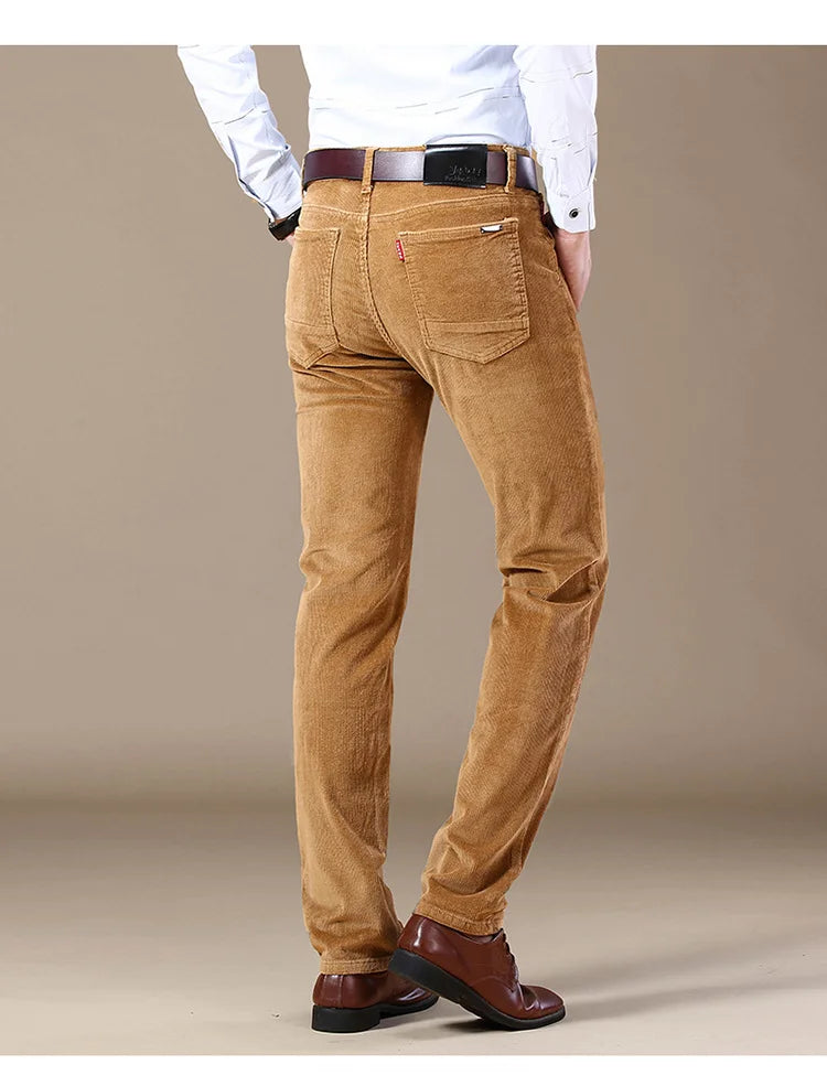 Men's Multicolor Corduroy Commuter Pants