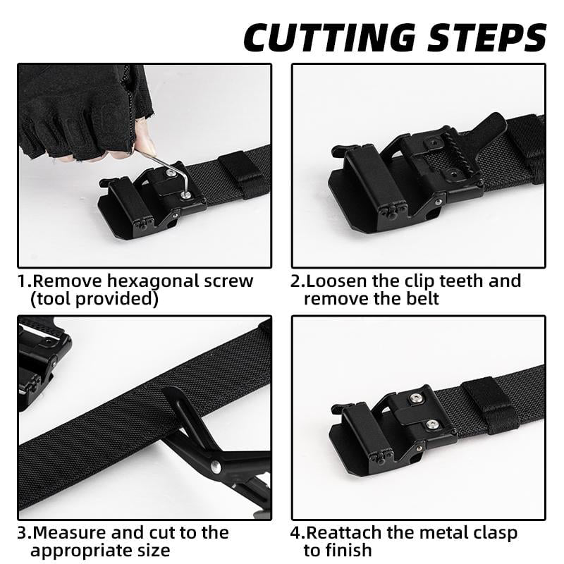 🔥EDC Nylon Ratchet Belt👑
