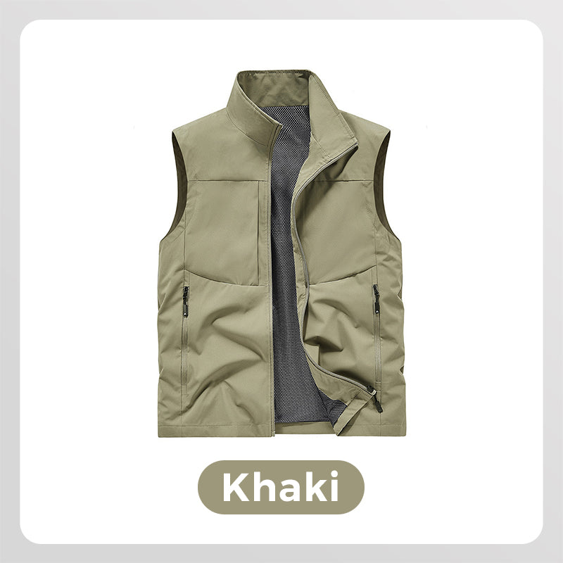 ⏳ Limited Time 50% OFF💥Men's Waterproof Outdoor Utility Vest