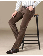 Men's Multicolor Corduroy Commuter Pants