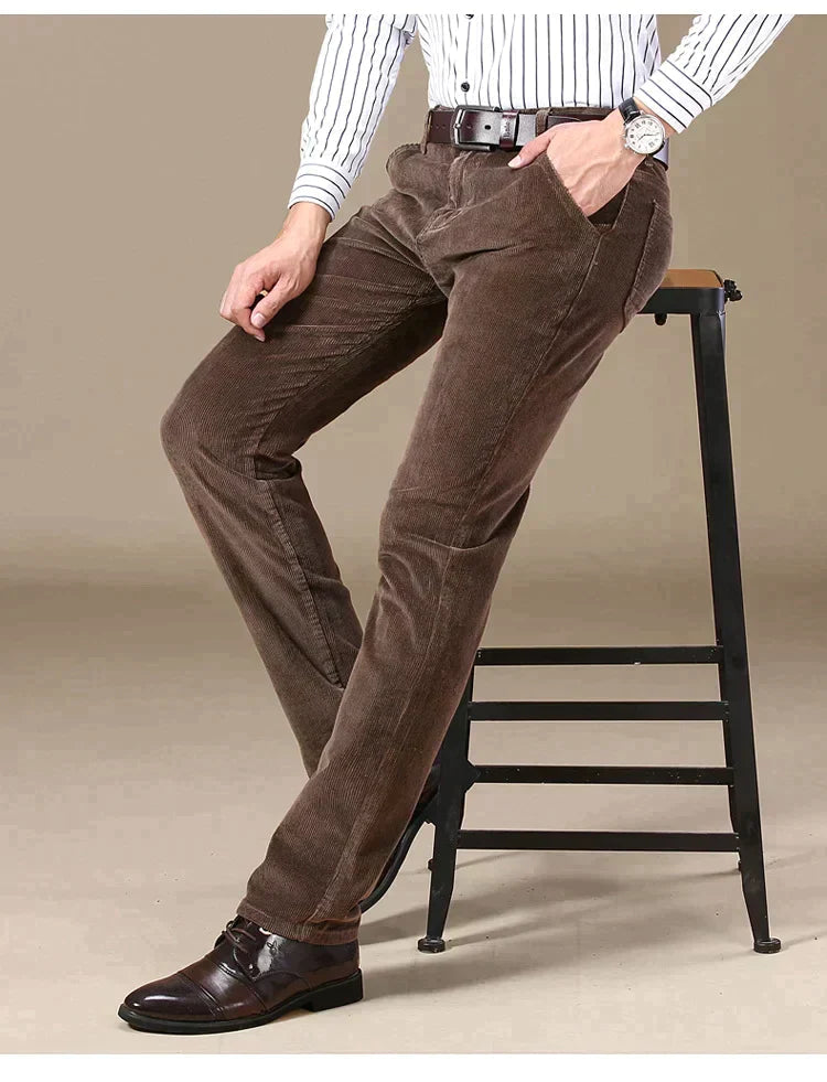 Men's Multicolor Corduroy Commuter Pants