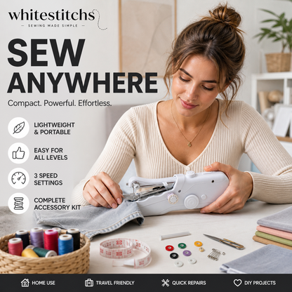 🔥Limited Time Promotion 50% OFF🔥🧵Mini Electric Sewing Machine – Lightweight, Portable & Easy to Use! ✨