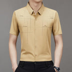Men's Ice Silk Wrinkle-Free Polos
