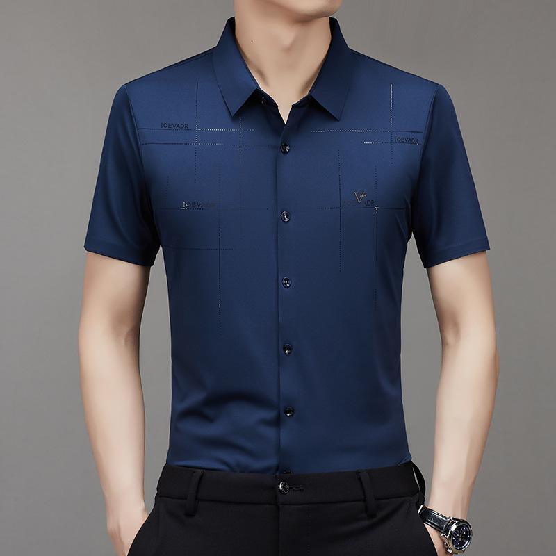Men's Ice Silk Wrinkle-Free Polos
