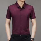 Men's Ice Silk Wrinkle-Free Polos