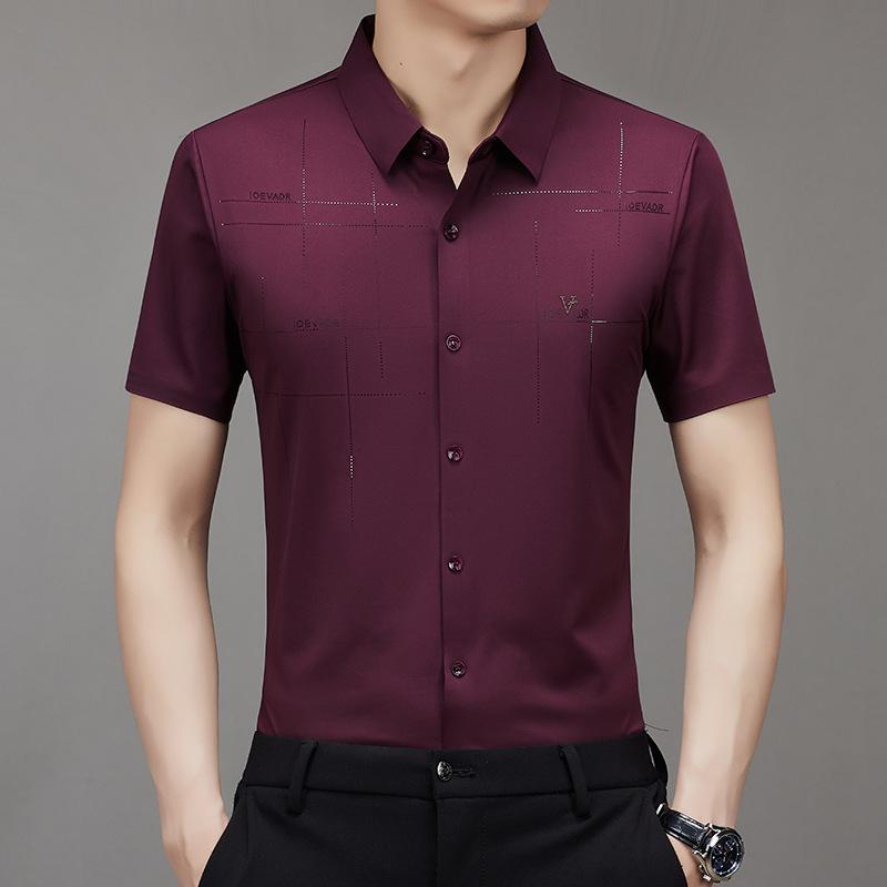 Men's Ice Silk Wrinkle-Free Polos