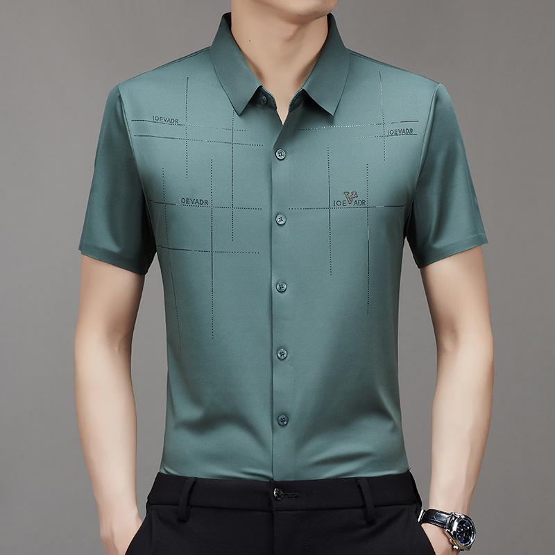Men's Ice Silk Wrinkle-Free Polos