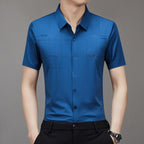 Men's Ice Silk Wrinkle-Free Polos