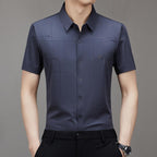 Men's Ice Silk Wrinkle-Free Polos