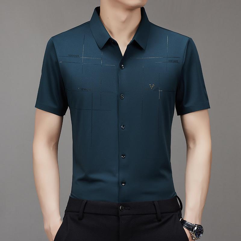 Men's Ice Silk Wrinkle-Free Polos