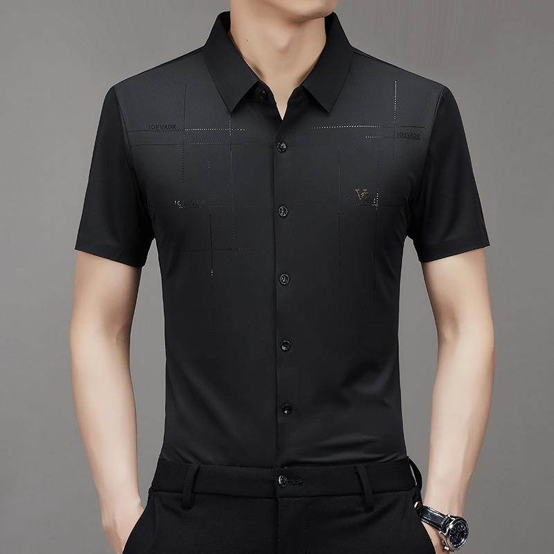 Men's Ice Silk Wrinkle-Free Polos