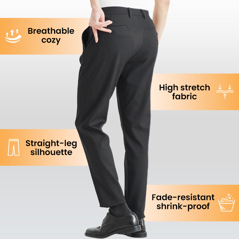 Men’s Lightweight Dress Pants – Keeps Its Shape All Day