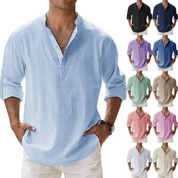 🔥2025 NEW SALES🔥Men's linen casual long-sleeved shirt