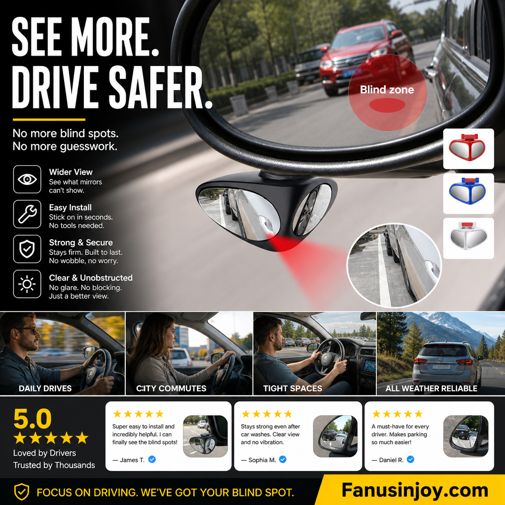 👀🚗HD Waterproof Dual-Sided Parking Mirror