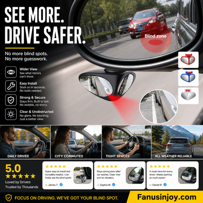 👀🚗HD Waterproof Dual-Sided Parking Mirror