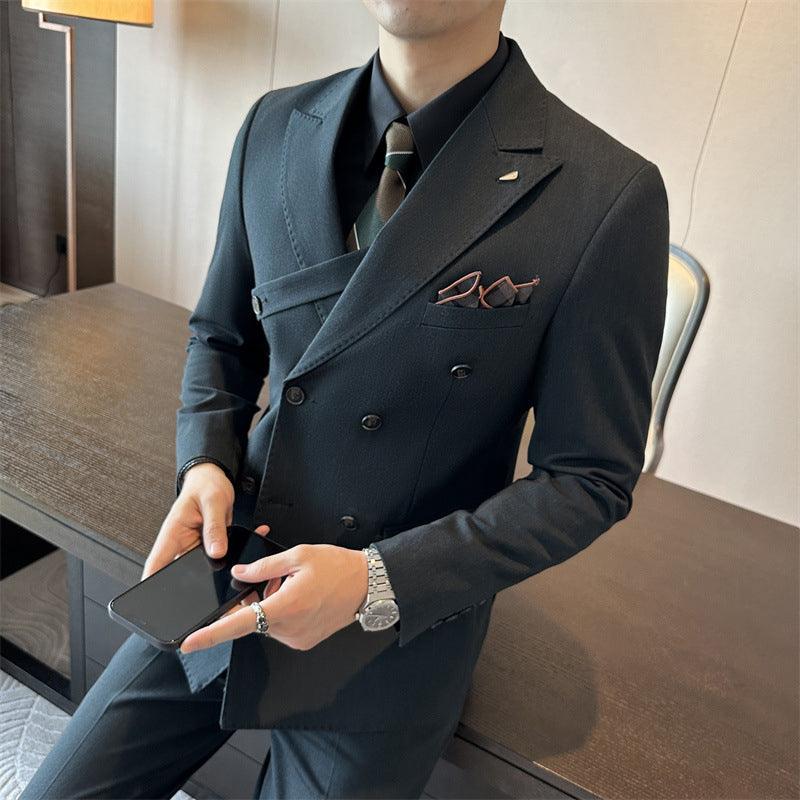 Men’s Premium 3-Piece Suit – Jacket, Vest & Matching Pants