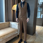 Men’s Premium 3-Piece Suit – Jacket, Vest & Matching Pants