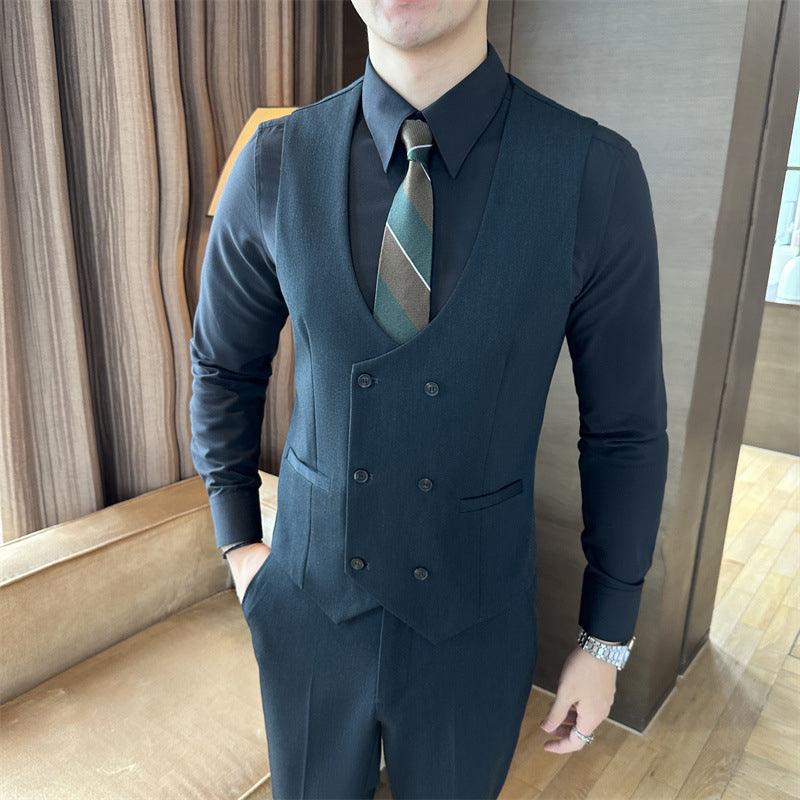 Men’s Premium 3-Piece Suit – Jacket, Vest & Matching Pants