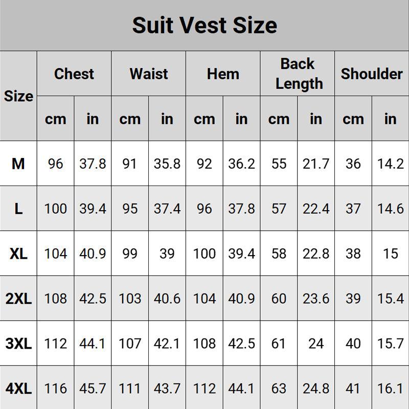Men’s Premium 3-Piece Suit – Jacket, Vest & Matching Pants